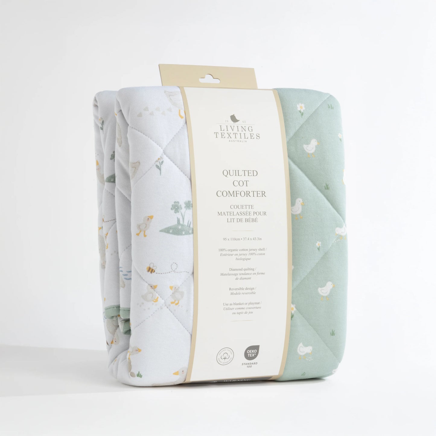 Quilted Cot Comforter - Goosey Goosey