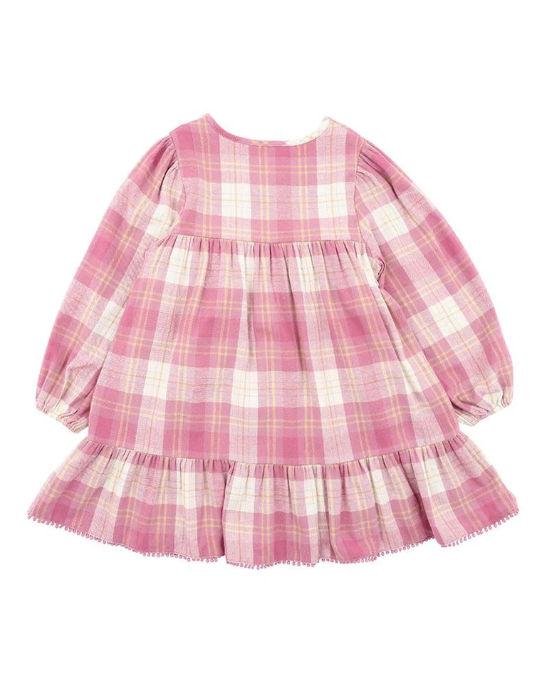 Tutu Tigers Check Dress 4Y