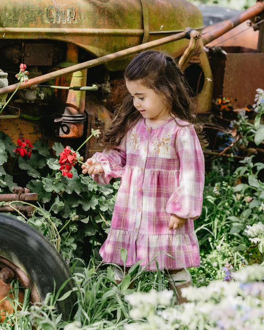 Tutu Tigers Check Dress 4Y