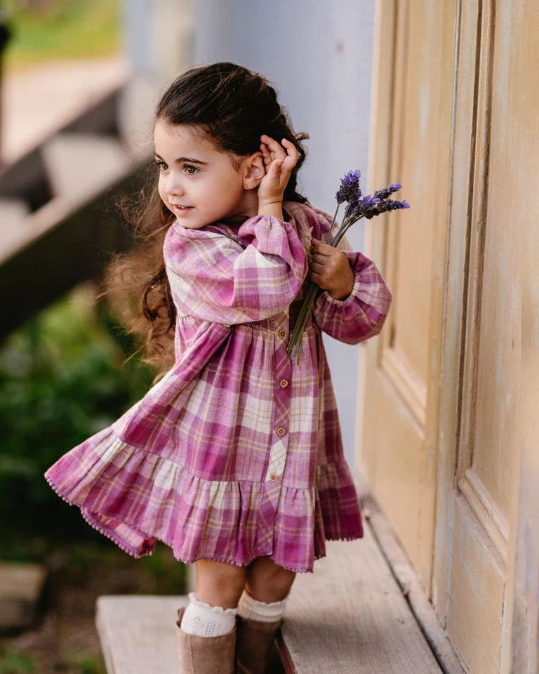 Pink Check Dress 00-2Y