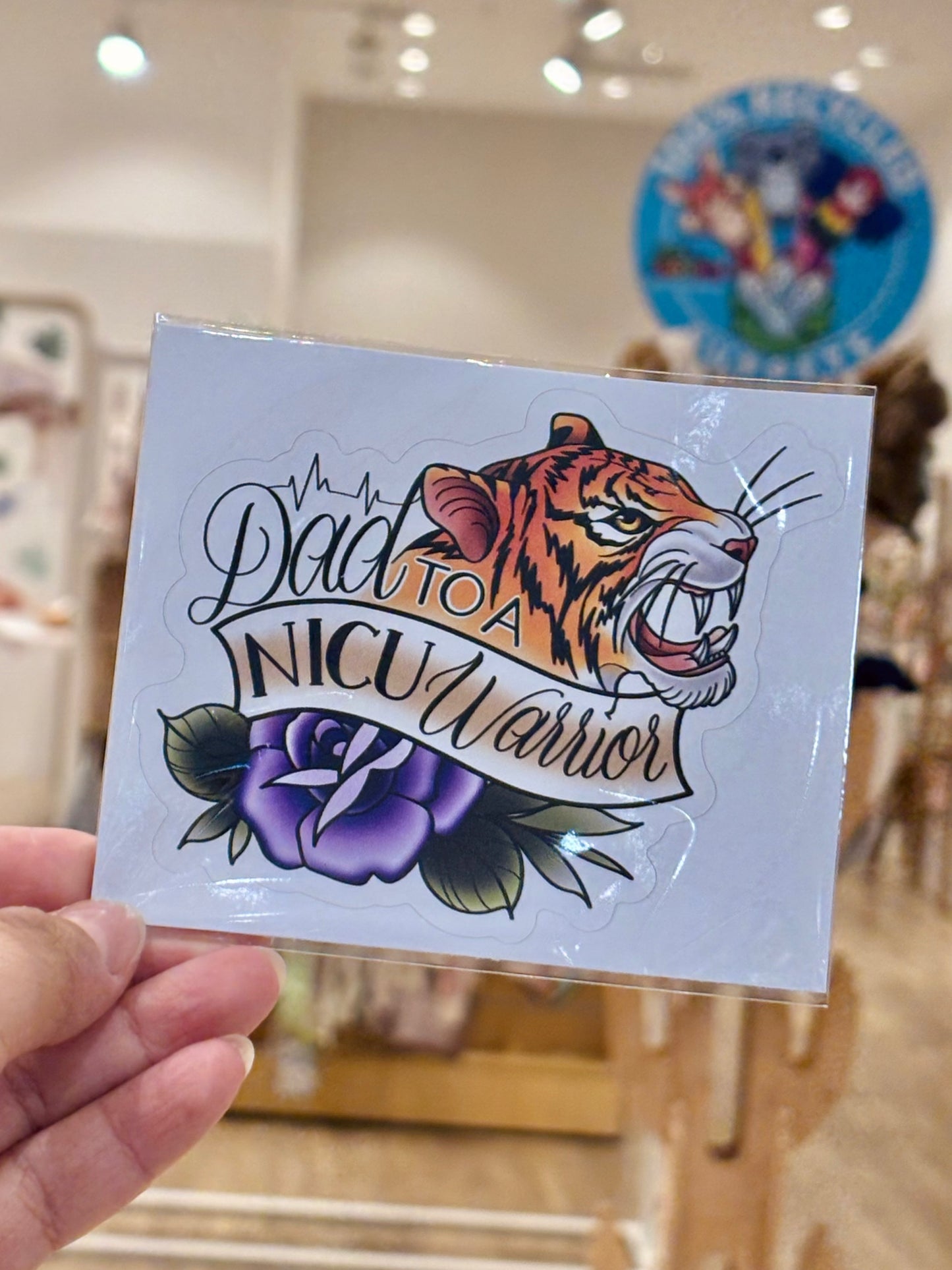 Dad to a NICU Warrior Sticker
