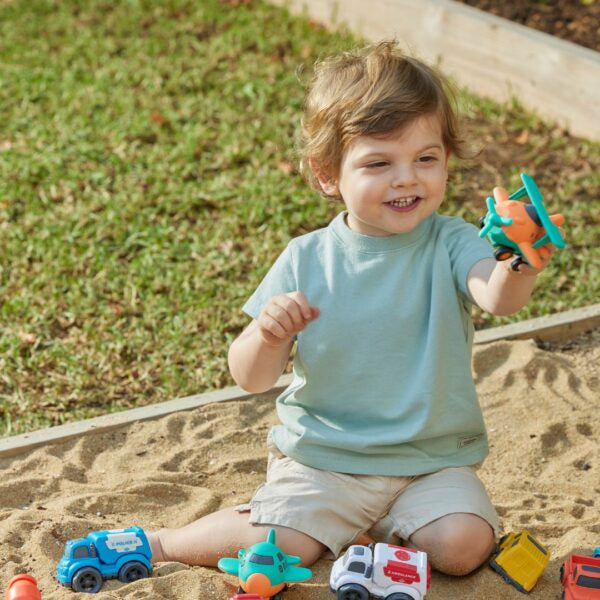 Bioplastic Trucks & Planes 4pc Set
