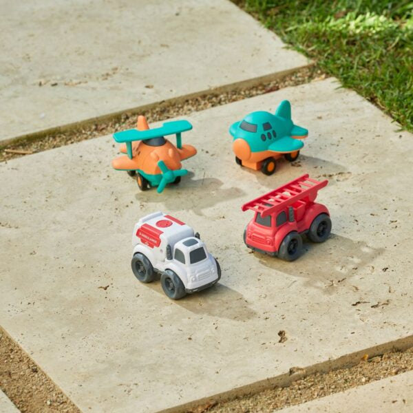 Bioplastic Trucks & Planes 4pc Set