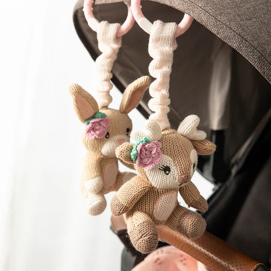 Stroller Toys 2pk - Fawn & Bunny