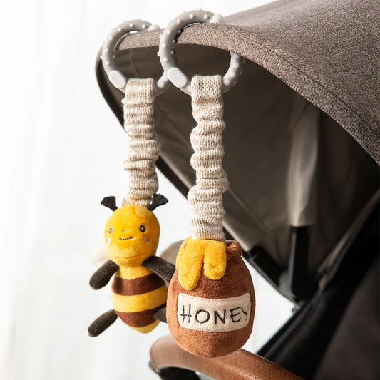Stroller Toys 2pk - Bee & Honey Pot