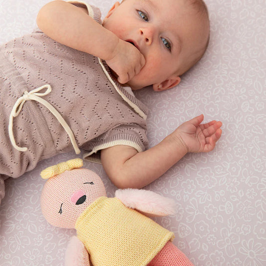 Knitted Cotton Toy - Freya the Flamingo