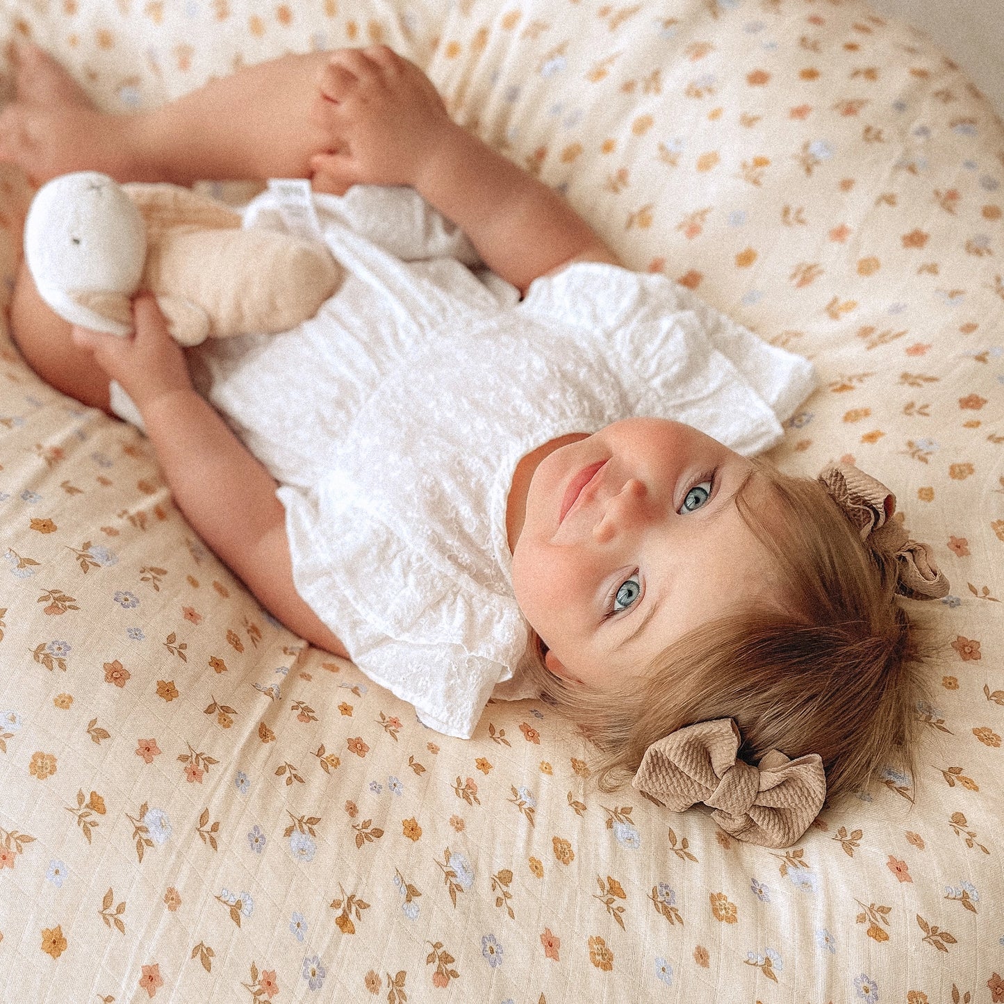 Organic Muslin Wrap Swaddle - Meadow