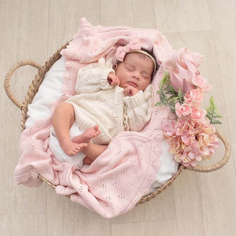 Heirloom Blanket - Blush
