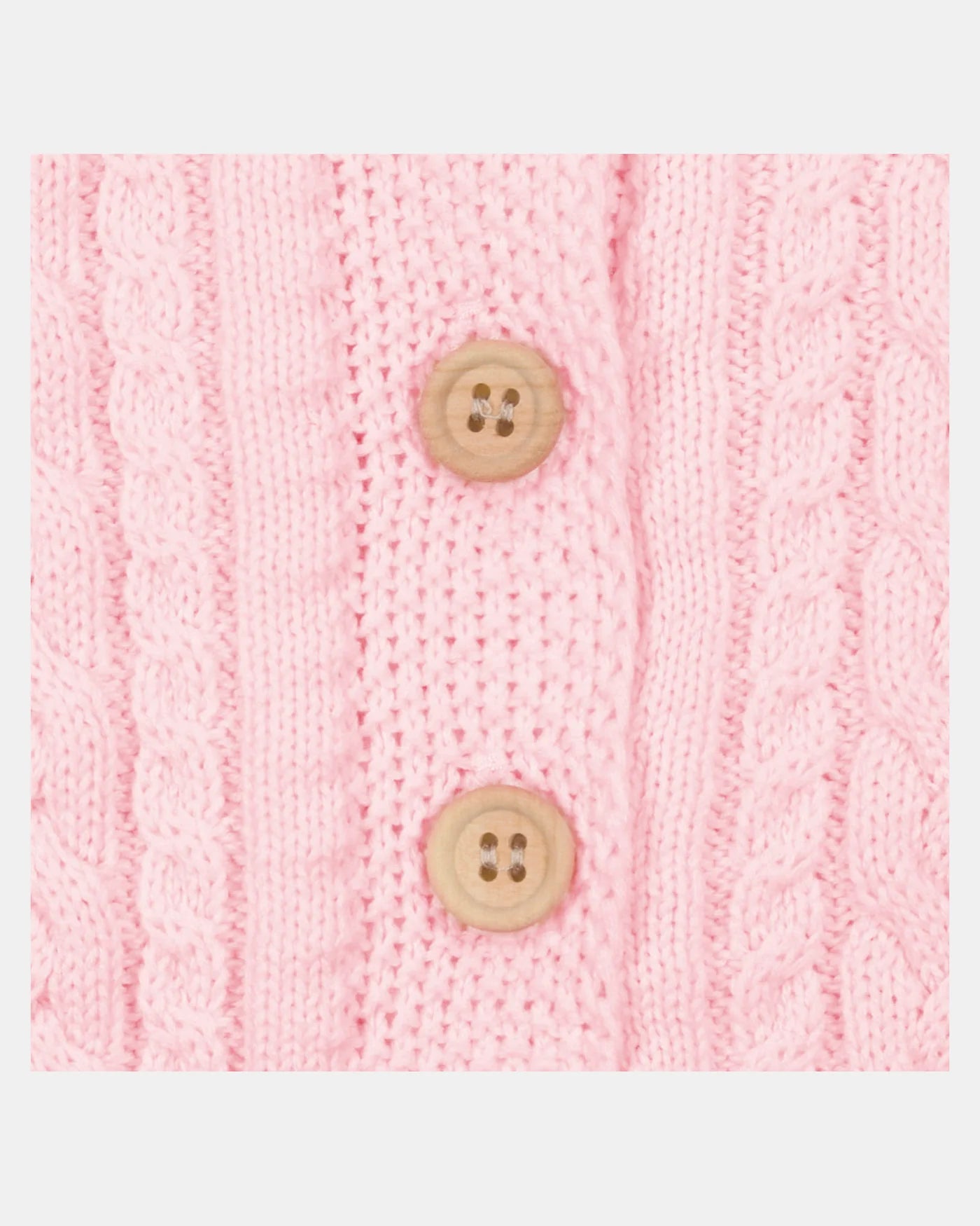 Organic Cardigan Yummy - Misty Rose
