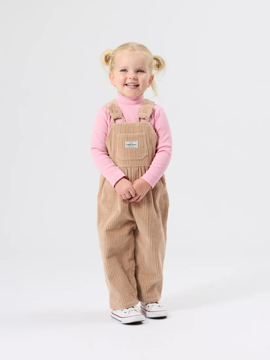 Sammy Corduroy Overall Tan