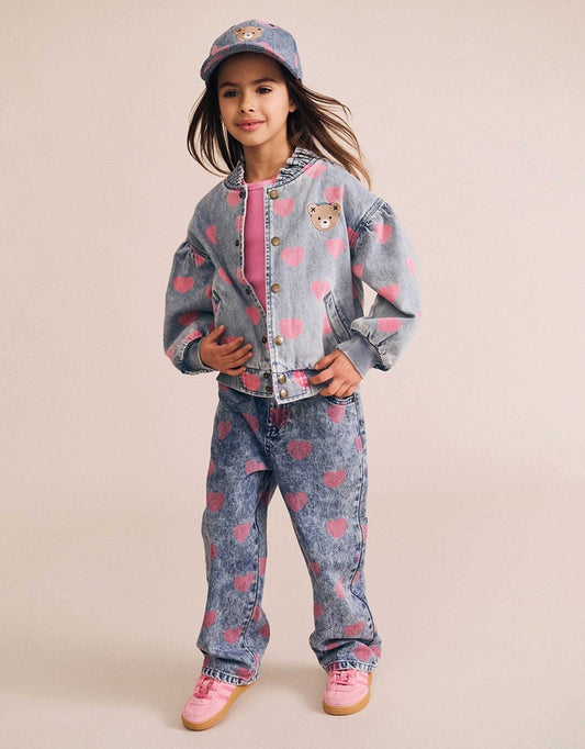 Dreamy Denim Hearts Jeans