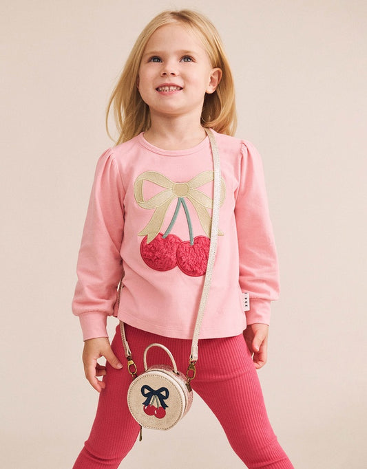 Cherry Bow Mini Handbag