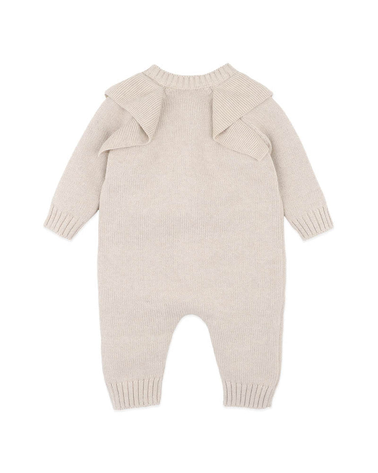 Fern Hand Emb. Organic Knitted Romper
