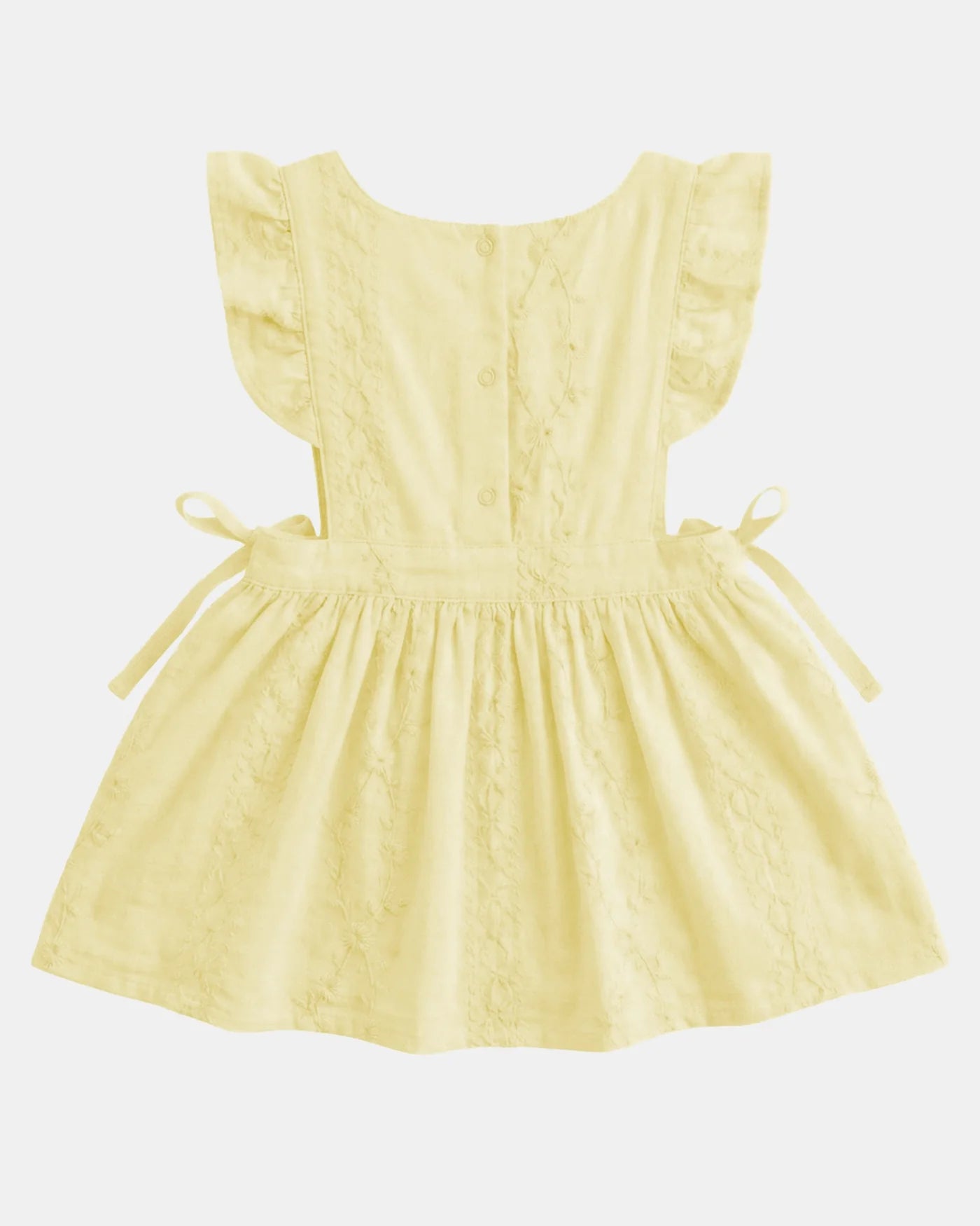 Baby Pinafore Florence Lemon