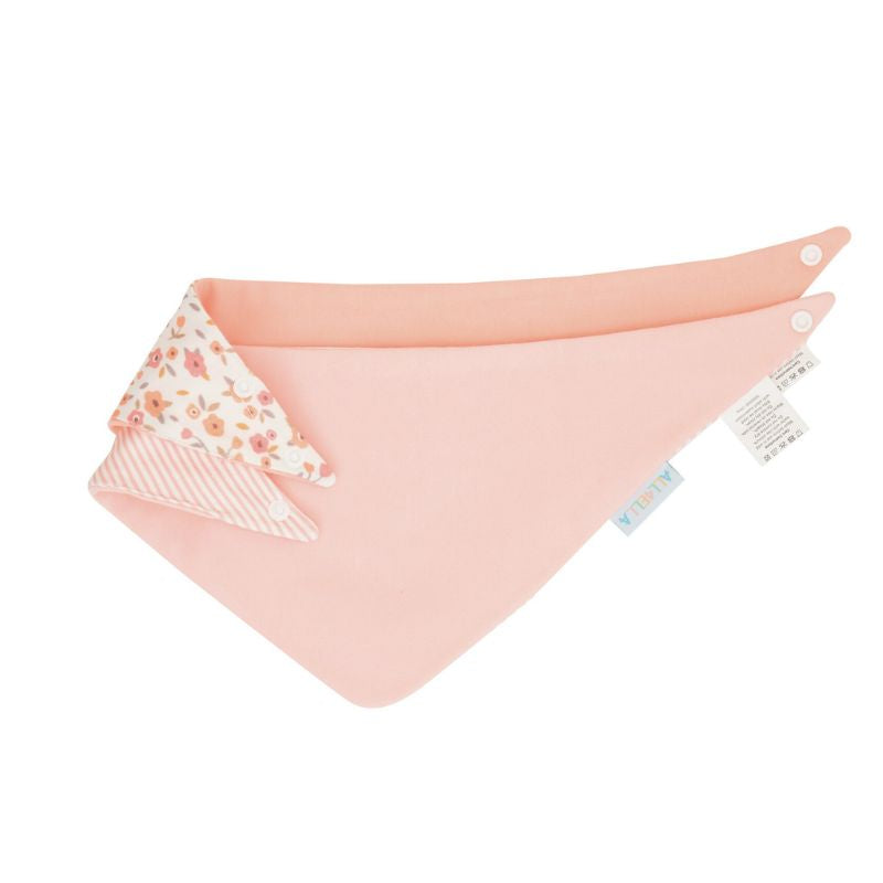Cotton Bandana Bibs 2pk - Floral Bouquet