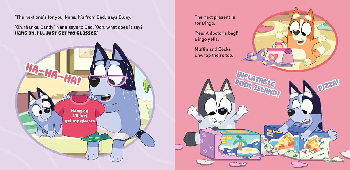 Bluey Christmas Swim Hardcover Book