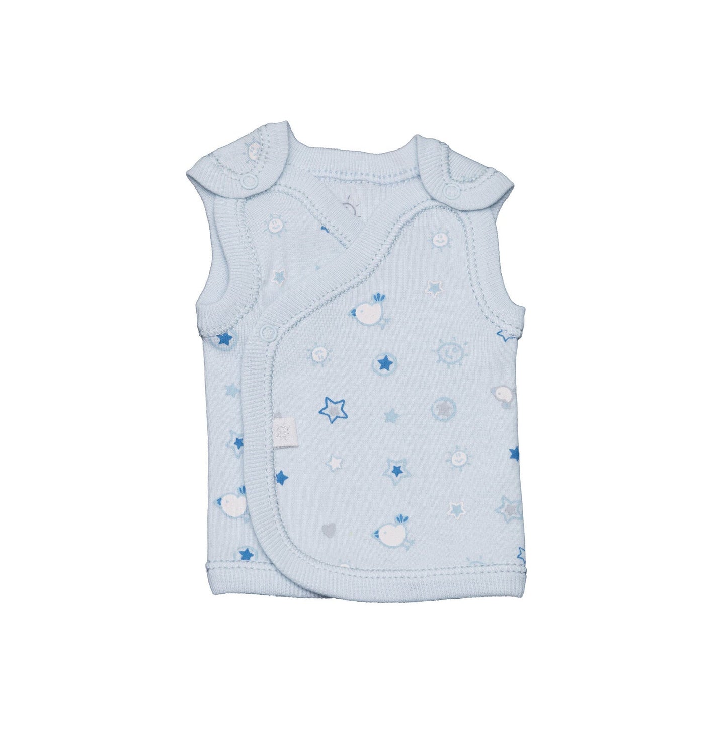 Organic Premmie Singlet - Blue