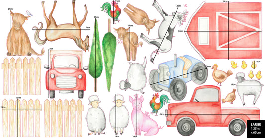 Farm Animals Wall Decals