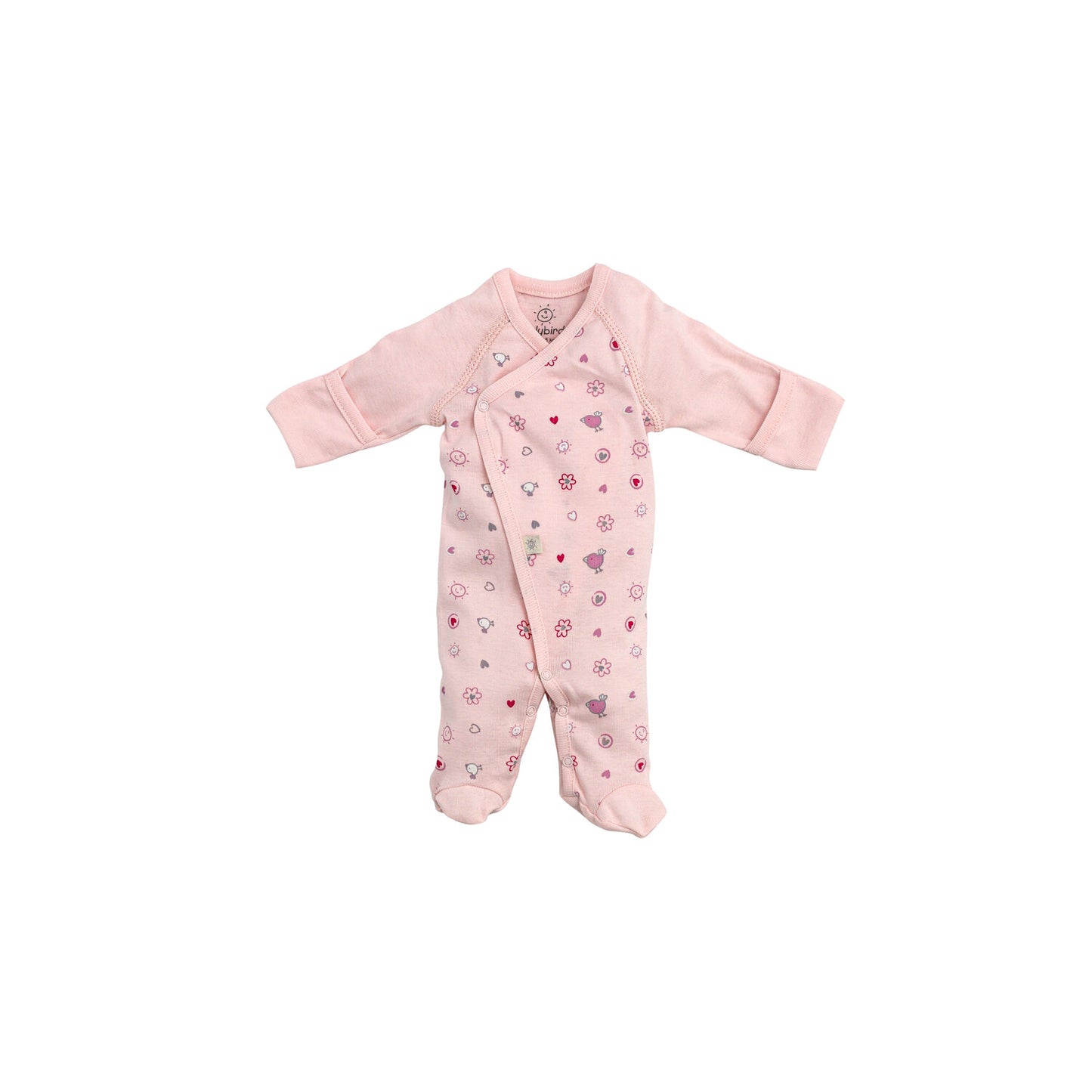 Organics Premmie Onesie - Pink