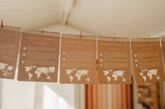 Animal Alphabet Flash Cards