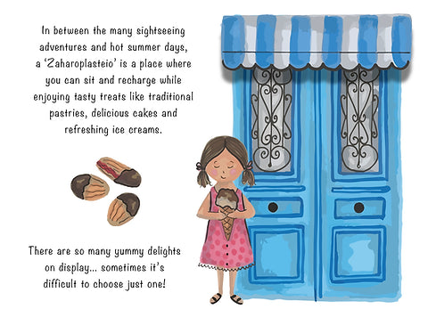 A Holiday in Greece Book - Hardcover