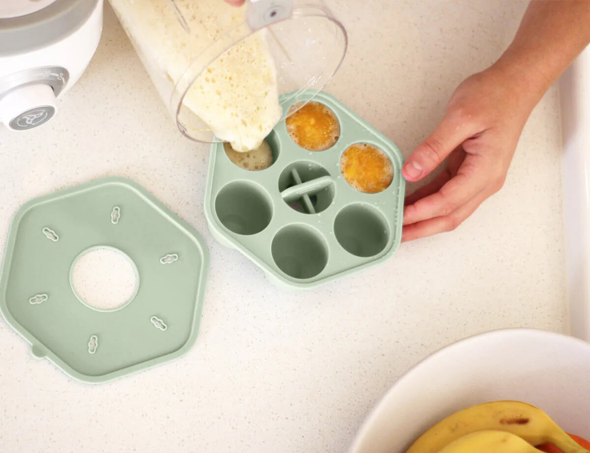 Baby Food & Icy Pole Freezer Tray - Sage