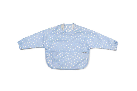 Long Sleeve Bib - Indigo Spot