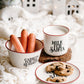 Christmas Eve Cookies, Milk & Carrots 3pc Ceramic Set