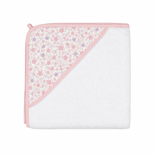Organic Cotton Hooded Towel - Blossom