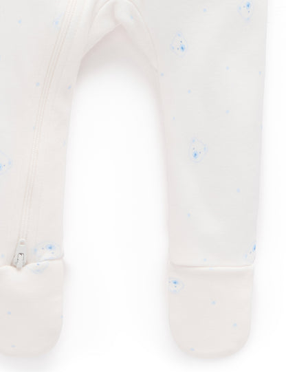 Zip Growsuit 2pk - Blue Bears