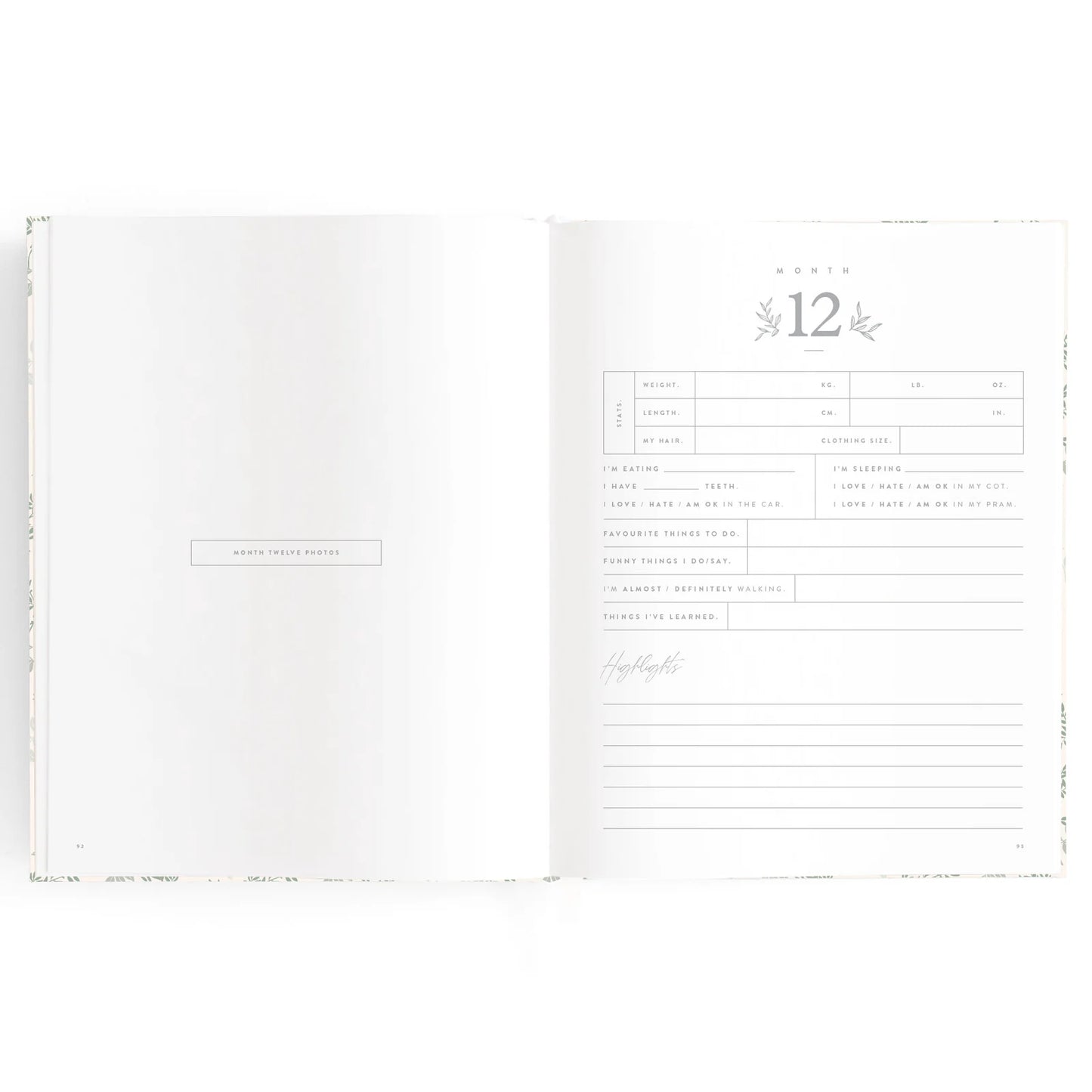 Baby Journal 3rd Edition - Cypress
