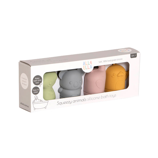 Squeeze Silicone Bath Toys - Forest Friends