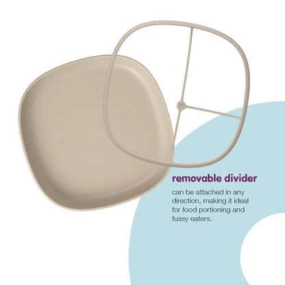 2 in 1 Suction Plate - Latte