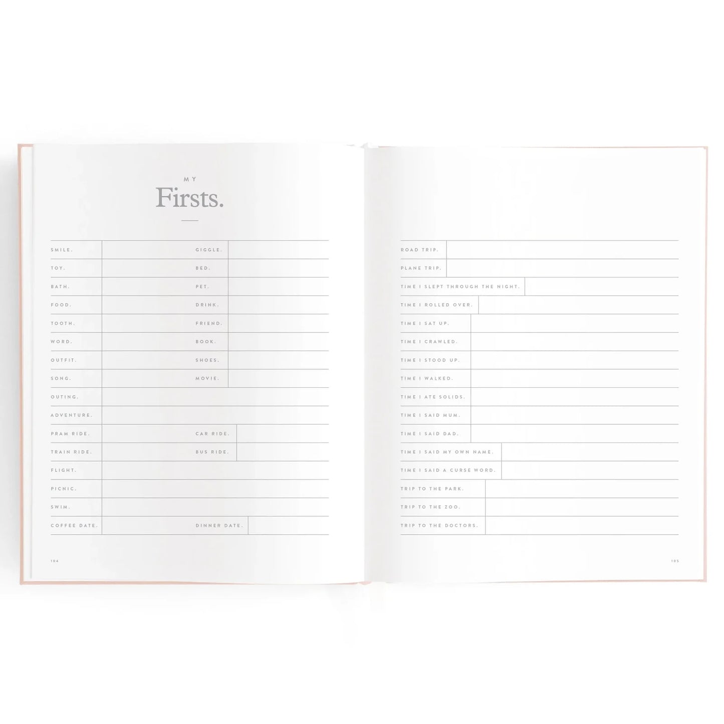 Baby Journal 3rd Edition - Rose