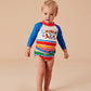 Land Down Under Stripe Rashguard