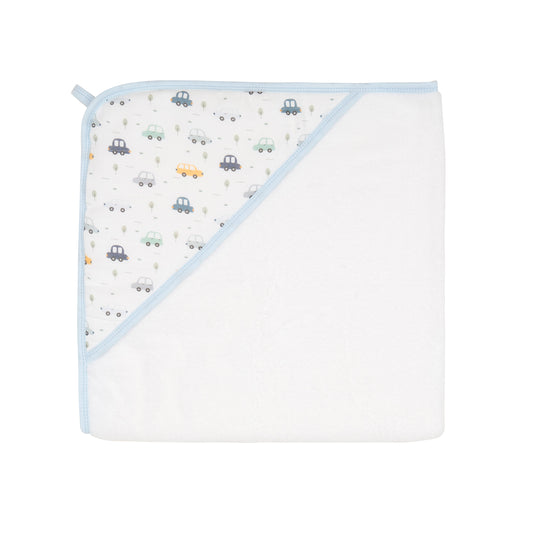 Organic Cotton Hooded Towel - Beep Beep