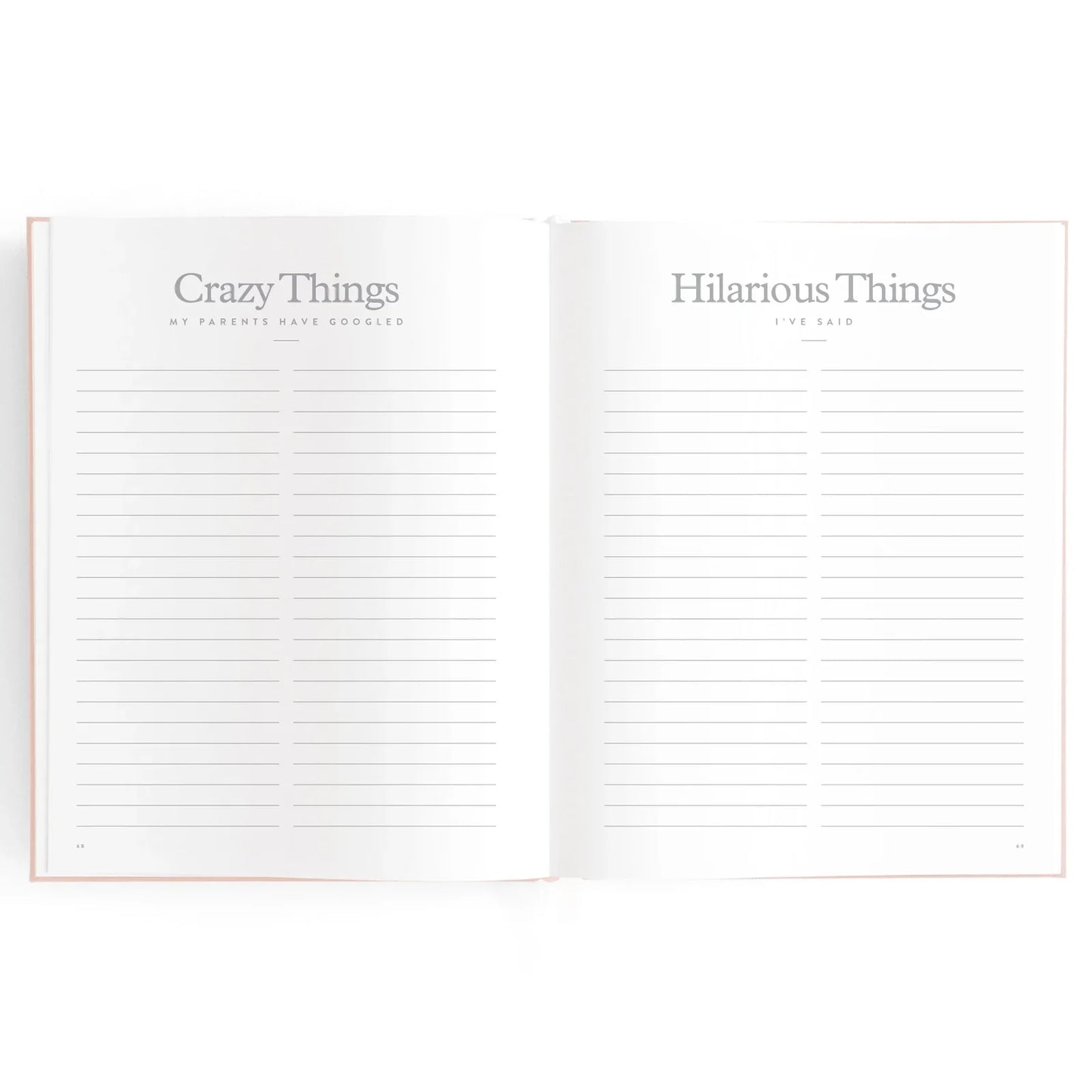 Baby Journal 3rd Edition - Rose