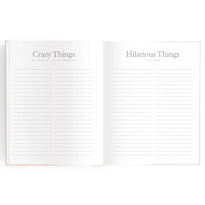 Baby Journal 3rd Edition - Rose