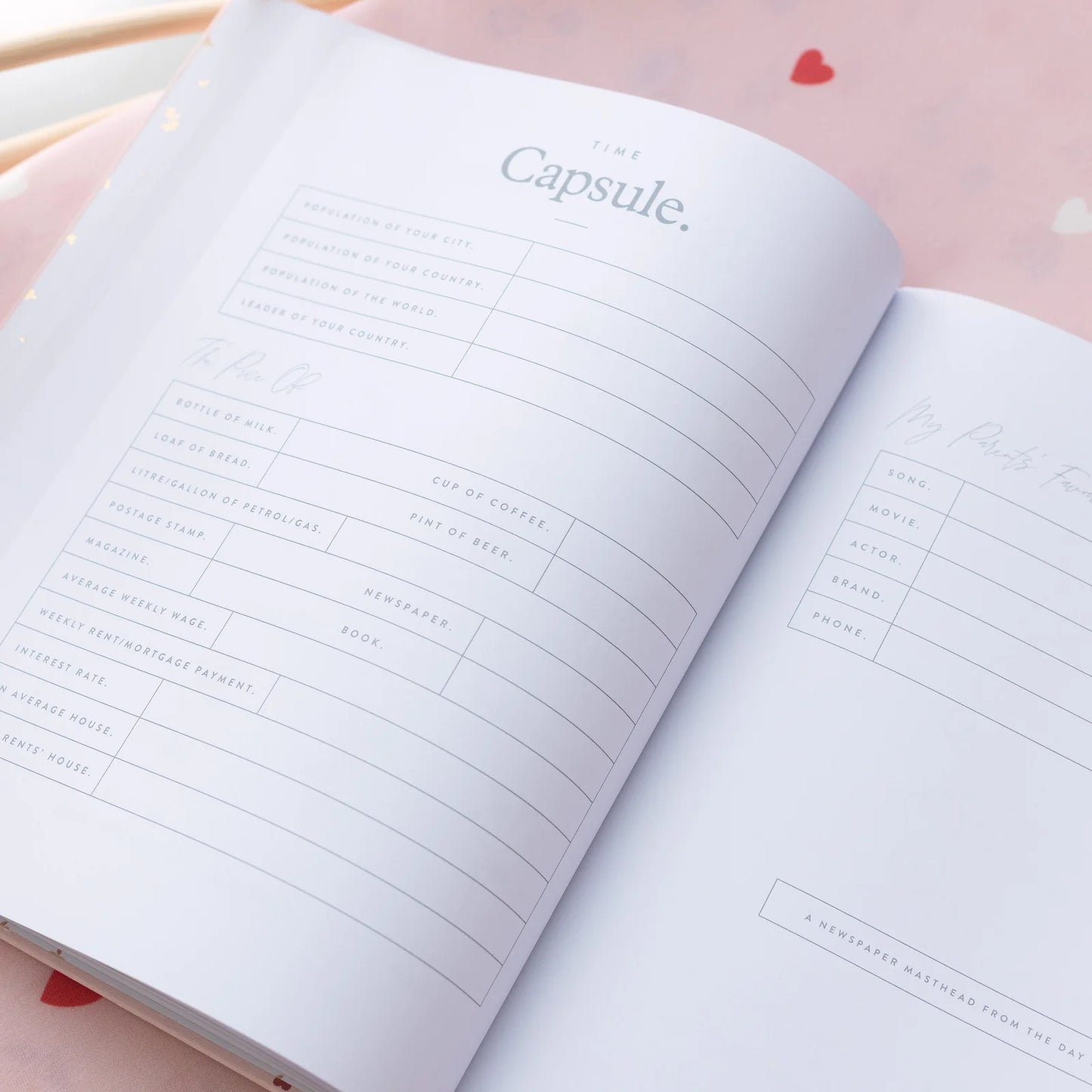 Baby Journal 3rd Edition - Little Hearts