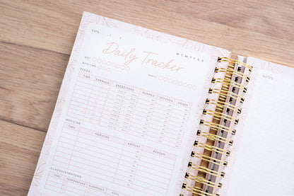 Your Little One’s Daily Tracker - Beige & Gold