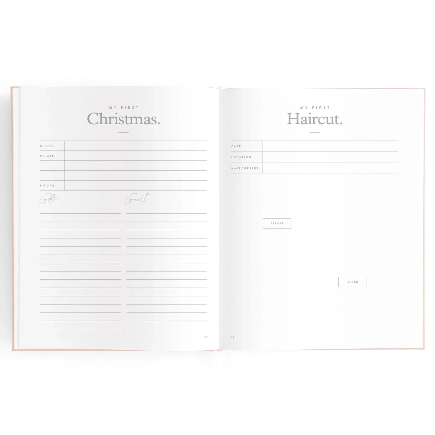 Baby Journal 3rd Edition - Rose