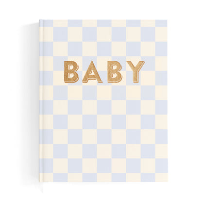 Baby Journal - Blue Check