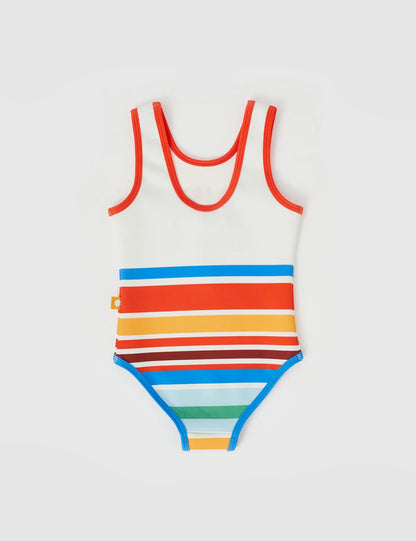 Land Down Under Stripe Scoop Back Bathers