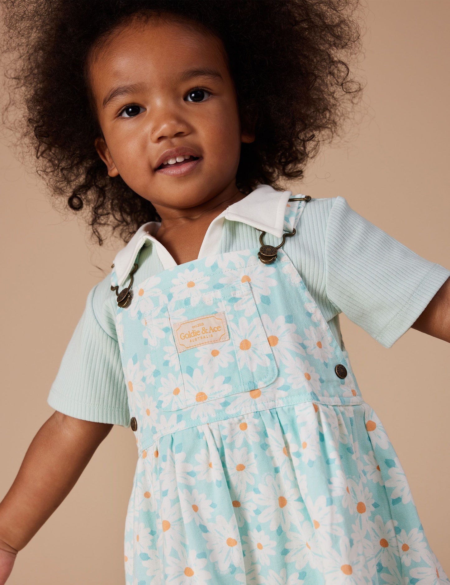 Tully Pinafore Dress - Daisy Delight