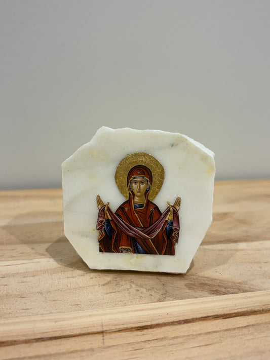Protection of the Theotokos - Mini Marble