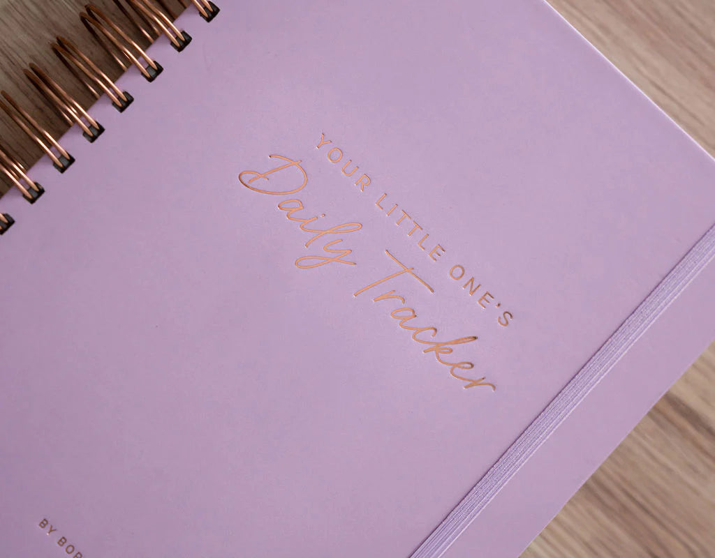 Your Little One’s Daily Tracker - Lilac & Rose Gold