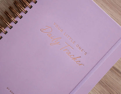 Your Little One’s Daily Tracker - Lilac & Rose Gold