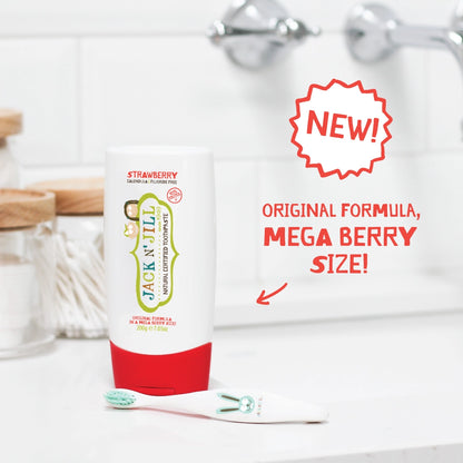 Mega Strawberry Natural Toothpaste 200g