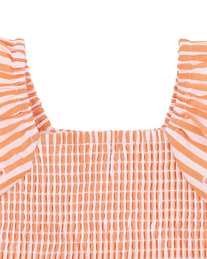 Paradiso Stripe Shirred Top 3Y-5Y