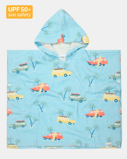 Hooded Towel - Swell Seekers Sky